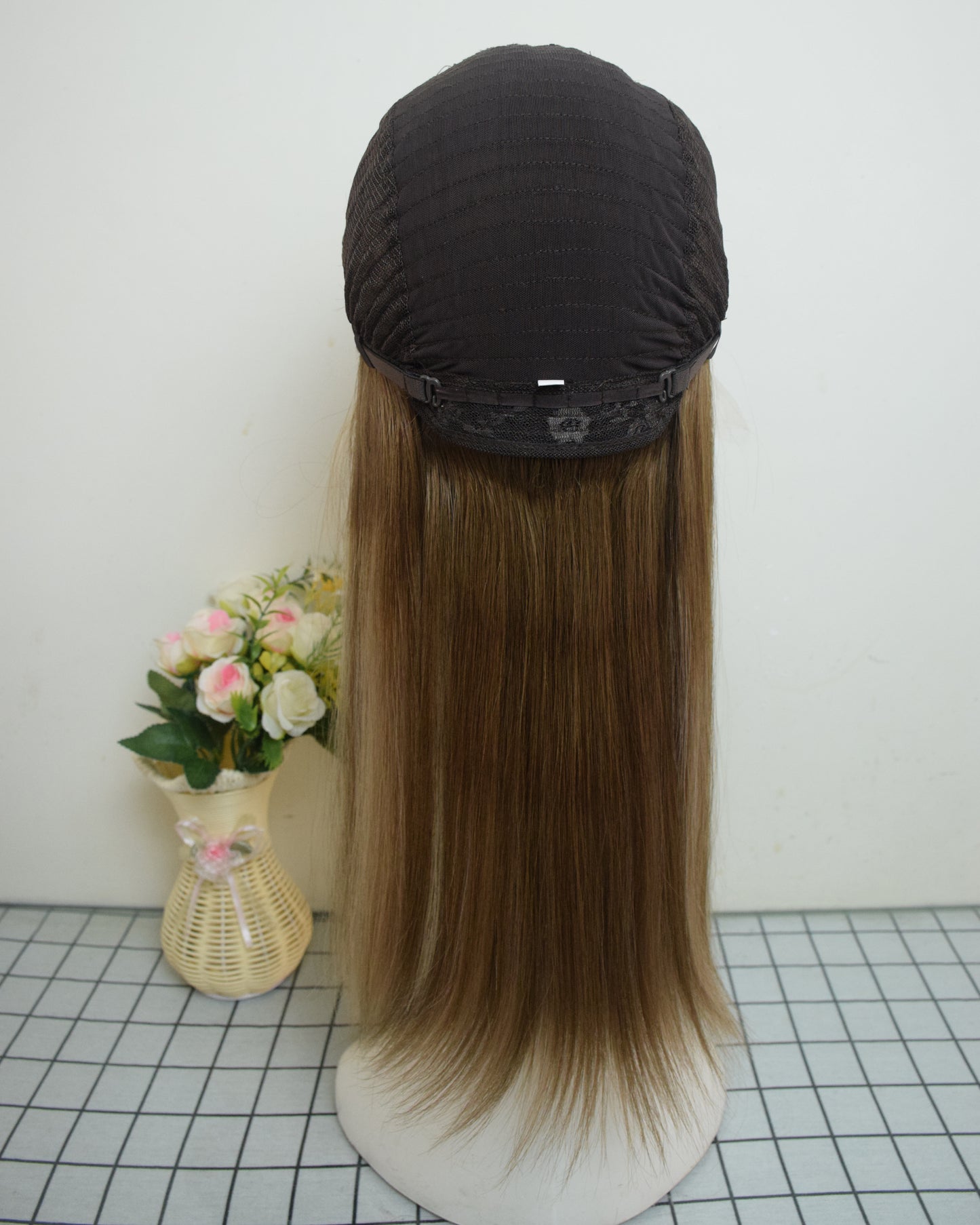 Auspiciouswig Human Virgin Hair Sheitel Kosher Wigs French Lace Front Top Jewish Wigs