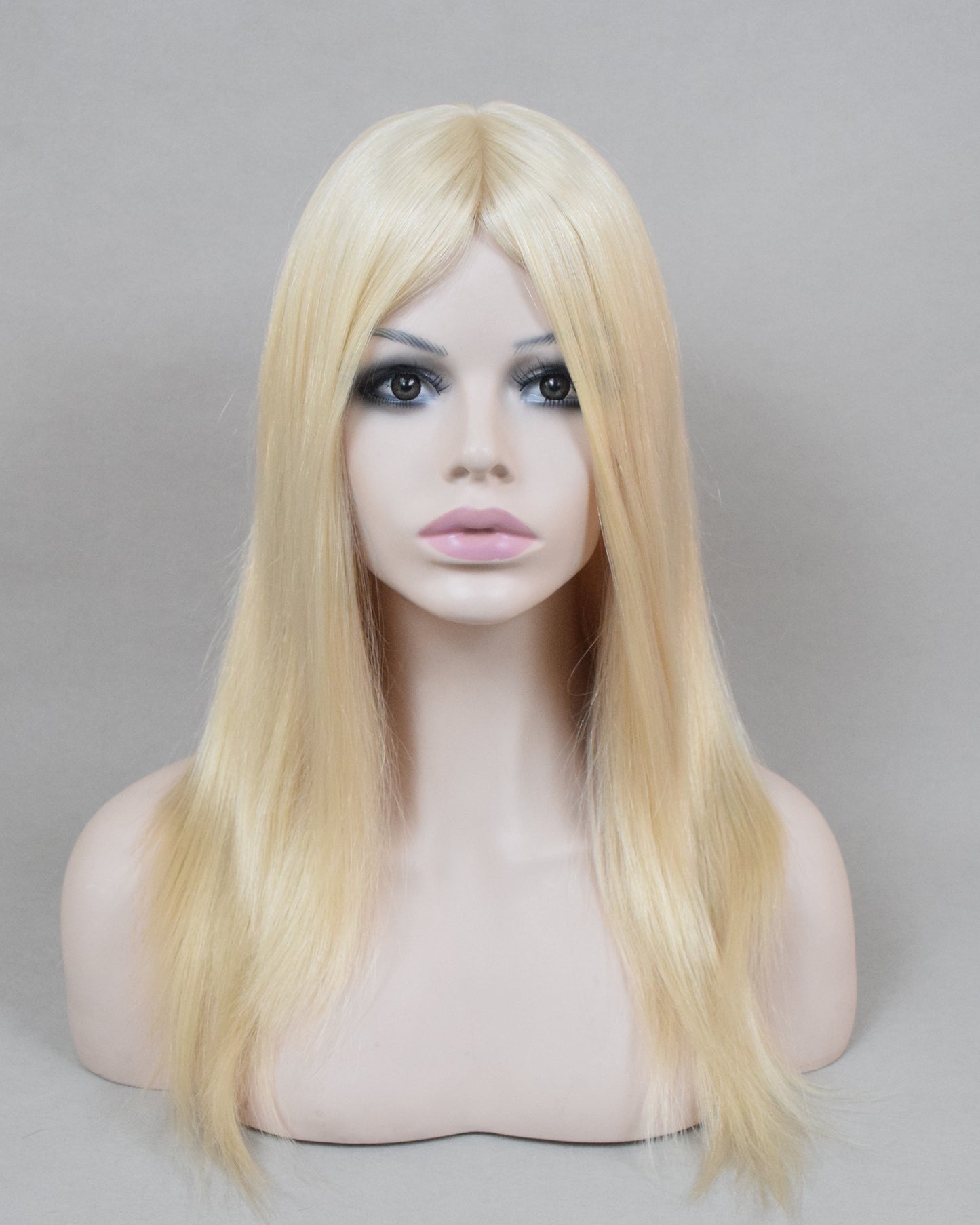 Auspiciouswig Blonde European Virgin Hair Jewish Wig Silk Skin Top With PU Around Kosher Wig Sheitel